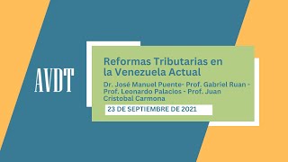 Las reformas tributarias en la Venezuela actual