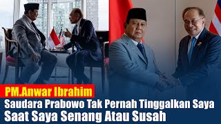 Bikin Awak Media Ngakak, Kekocakan Anwar Ibrahim Saat Bertemu Dengan Presiden Prabowo..