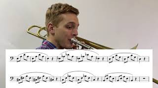 Trombone Interval Warm Up Play Along