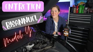 🔋🔧🚗 Comment faire l'entretien bisannuel de ta Tesla Model Y 🚗 🔧🔋