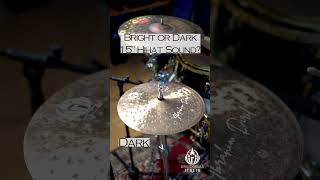 Bright or dark sound? Give us your opinion #drums #drum #cymbals #dirilcymbals #diril #hihat #shorts