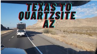 East Texas to Quartzsite