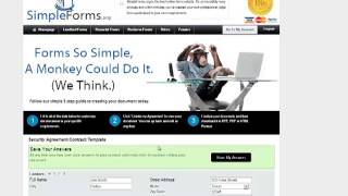 Security Agreement Contract Template Creation - SimpleForms.org