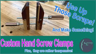 Hand Screw Clamps Made From Scraps!