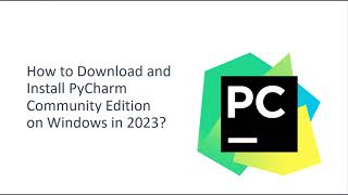 How To Download And Install Pycharm Ide On Windows 11 Full Step By Step How To Download And Install Pycharm Ide On Windows 11 Full Step By Step