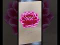 Simple 3D flower painting tutorial for beginners|flower painting ideas#shorts#viral