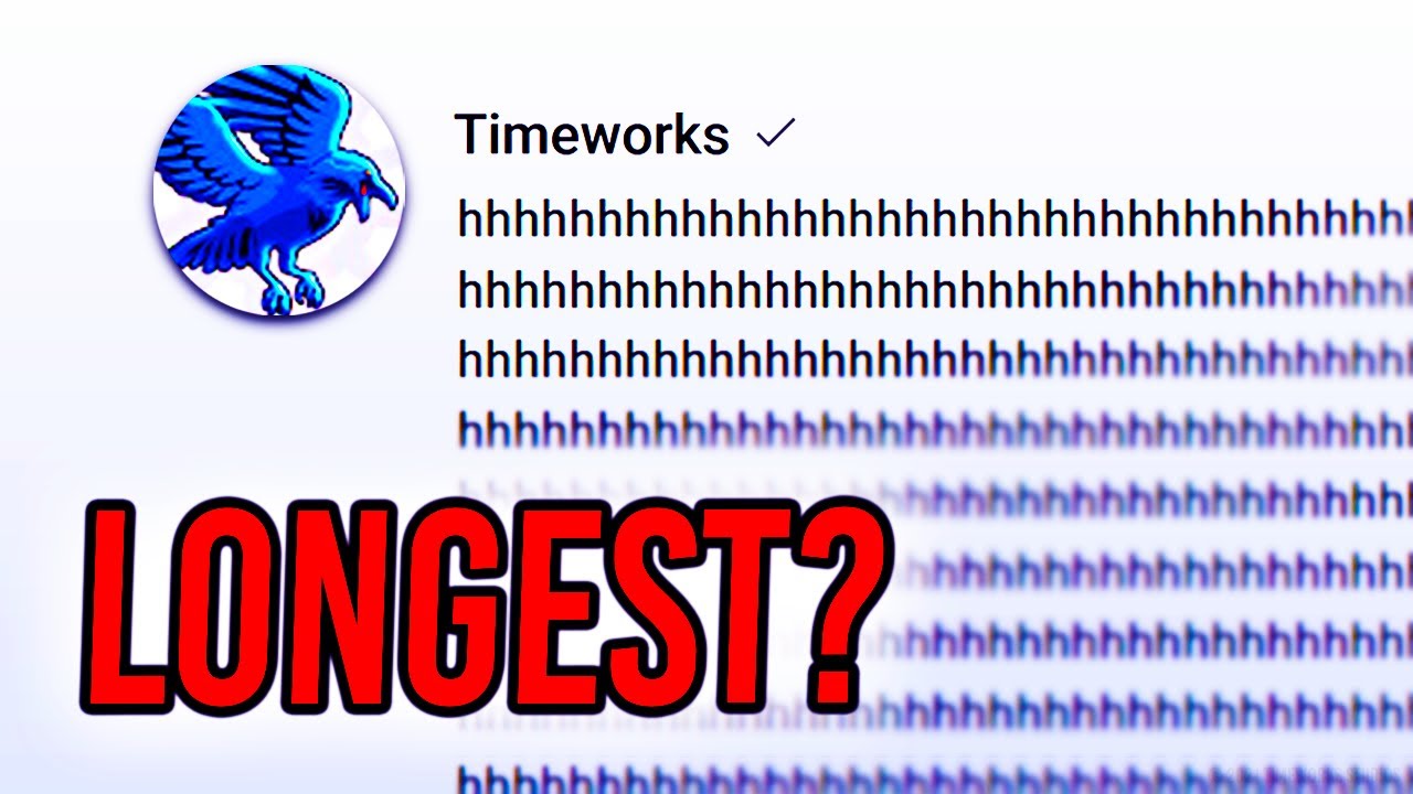 What Is The Longest Comment On Youtube Youtube