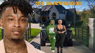 21 SAVAGE - The RICH Life - FORBES 2024 Net Worth ( Cars, House, Ice, Amber Rose
