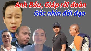 Anh Báu, Giáp rời đoàn bộ hành sư Thích Minh Tuệ và Theeravat, góc nhìn đời đạo.