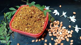 ಉತ್ತರಕರ್ನಾಟಕ ಸ್ಟೈಲ್ ಶೇಂಗಾ ಚಟ್ನಿಪುಡಿ / peatnut chutney powder/shenga chutney pudi ||peanut chutney