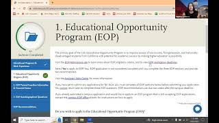 Cal State Apply Application: Supporting Information