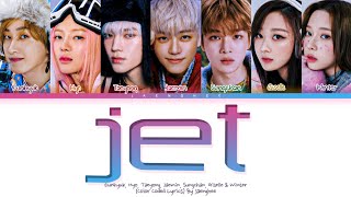 SMTOWN 'Jet' Lyrics | Eunhyuk, Hyo, Taeyong, Jaemin, Sungchan, Giselle & Winter (Color Coded Lyrics)
