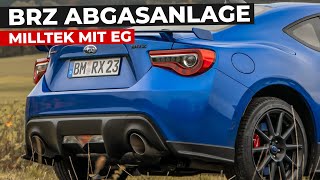 MILLTEK Abgasanlage - Subaru BRZ Final Edition