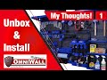 Omni Wall USA, Unboxing and Install, Pt. 1 Garage Wall Tool Organization and Storage