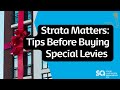 Strata Matters: Essential Tips Before Buying, Special Levies, and Insights into Strata Living,