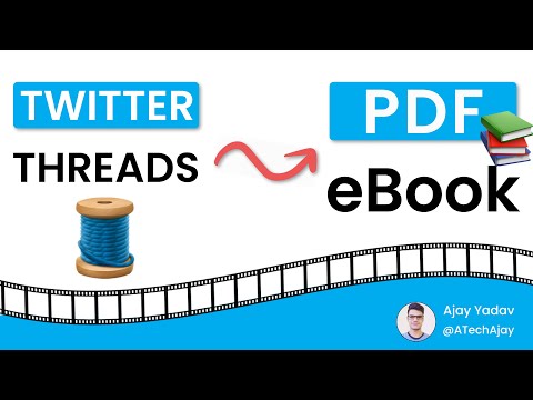 How to convert Twitter feed to PDF file format? Twitter feed in PDF!