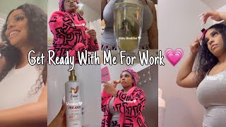 Get Ready With Me For Work🤍 *NEW JOB*