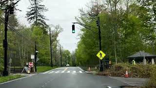 Duke farm Road in a Rainy Spring day - 2026, Hillsborough, NJ -Part 2