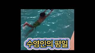 주말과 평일의 차이 #쇼츠 #shorts #주말 #평일 #swimming