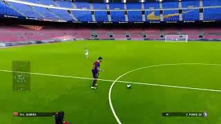 TREINO LIVRE COM TIME DO BARCELONA FC  CHUTES AO GOL MUITO LONGE  É IMPOSSÍVEL  !!!!!!