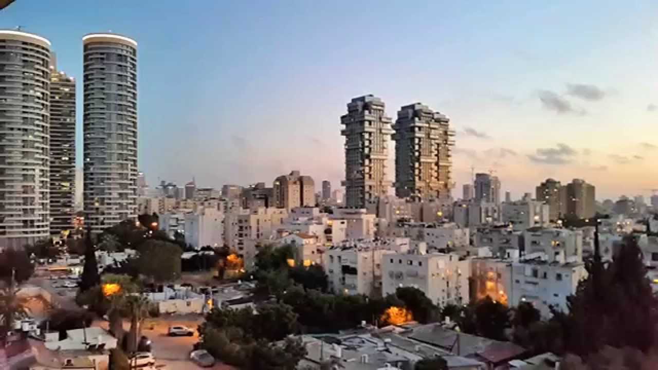 Tel Aviv City View From Skyscraper, Israel - YouTube