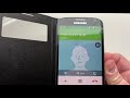 SAMSUNG GALAXY S4 INCOMING CALL IN S-VIEW FLIP COVER CASE