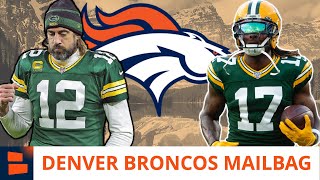 Denver Broncos Rumors On Aaron Rodgers & Davante Adams Trade To Denver? John Elway Next Owner? Q&A