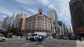 The GINZA！「SEIKO HOUSE GINZA」銀座・和光本館が午前10時をお知らせします。