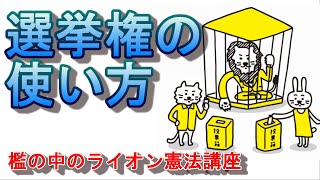 有権者が変わらないと政治は変わらない！～檻の中のライオン憲法講座より