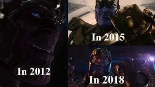 Thanos All Scenes in Marvel Movies | Since 2012