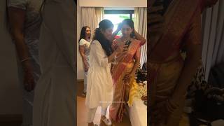 Sai Pallavi Sister Pooja Engagement Moments - MUA @ramya_shiva #weddingshorts #bridalmakeup #brides