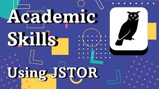 Using JSTOR and Artstor