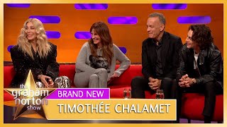 Timothée Chalamet Gets Flustered Over Cher, Tom Hanks & Julia Roberts | The Graham Norton Show