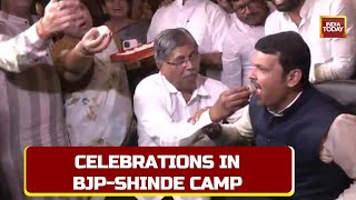 BJP & Shinde Sena Celebrates The Much Awaited Win As Uddhav Thackeray Resigns As Maharashtra CM