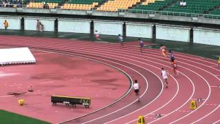 H23　東海高校総体陸上　男子4x100mR決勝