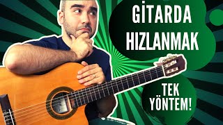 Gitarda Hızlanmak İçin Tek Yöntem! Arpej ve Ritminizi Hızlandırın.