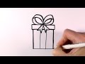 How To Draw A Christmas Present | Doodle Art | Ruckiss (ZOOSHii)