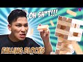 MOST STRESSFUL JENGA CHALLENGE GAME | Brick Fall