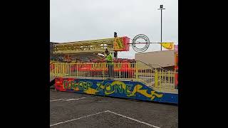 Burntisland funfair scotland firework show as well Spencer's HISCOE drop zone,droptower built up2024