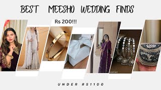 Best Meesho Wedding Finds 💰 Everything Under 1100 | Announcing Curler Giveaway Winner