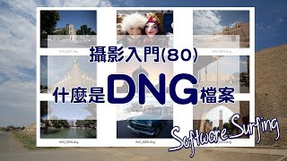 攝影入門(80) 什麼是 DNG 檔案？(Software Surfing 251)