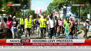 Housing levy protests ongoing in Nairobi