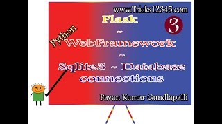Python: Flask Web Frame Work - Create a web application - Part 3