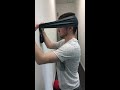 chin tucks with resistance band