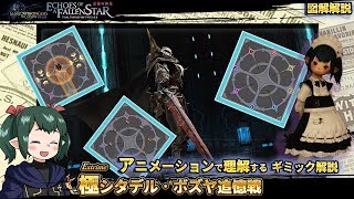 アニメーションで理解するで理解する 極シタデル・ボズヤ追憶戦【FF14/解説】【ぬけまる】