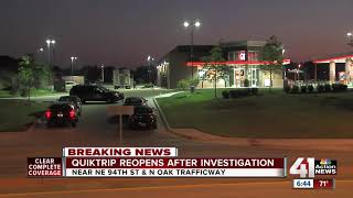 Northland QuikTrip back open after suspicious package investigation