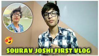 Sourav Joshi First Vlog sourav joshi ka first video