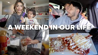 a WEEKEND in our life | we're MOVING, coffee recipe, carne asada
