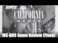 California Games -1988 - MS-DOS Game Review - Fixed