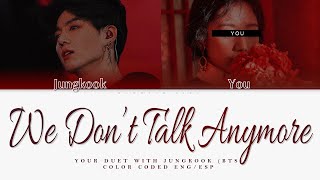 [YOUR DUET WITH JUNGKOOK] We Don't Talk Anymore; by Charlie Puth || Silv3rt3ar cover ✿